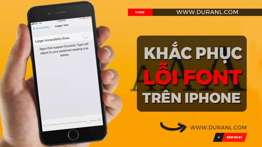 Hiện tượng iPhone lỗi font Tiếng Việt làm sao khắc phục?