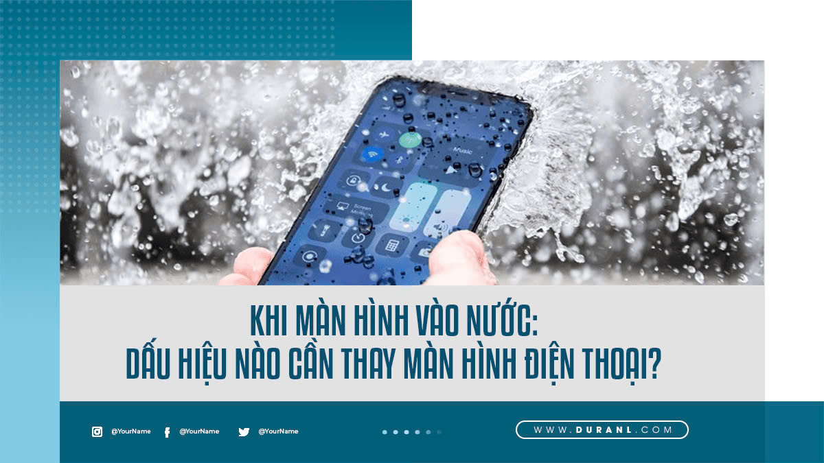 Khi Màn Hình Vào Nước: Dấu Hiệu Nào Cần Thay Màn Hình Điện Thoại?