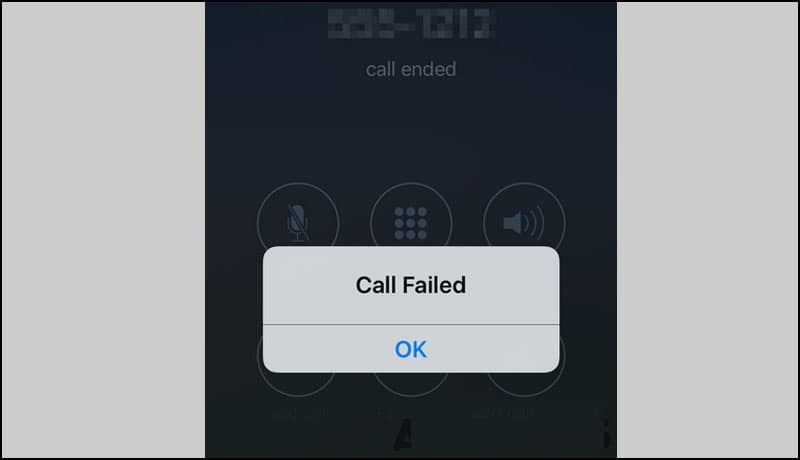 Hướng dẫn cách sửa iPhone lỗi Call Failed