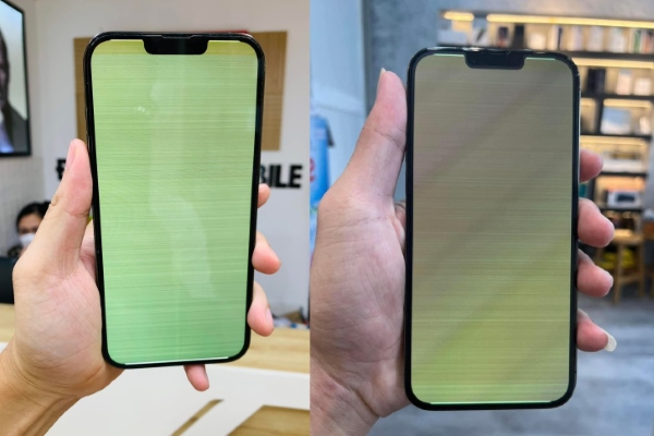 Màn hình iPhone bị lỗi màu có cần thay không?