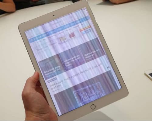 Tại sao màn hình iPad bị lỗi sọc - liệu có nặng không?