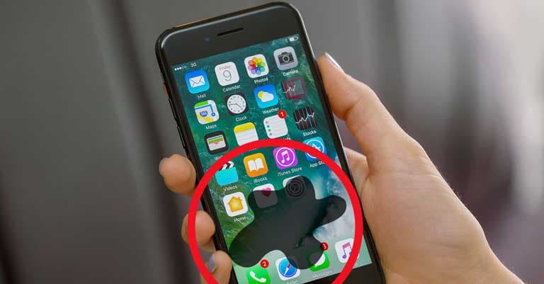 Bật mí nguyên nhân và cách xử lý màn hình iPhone bị loang mực