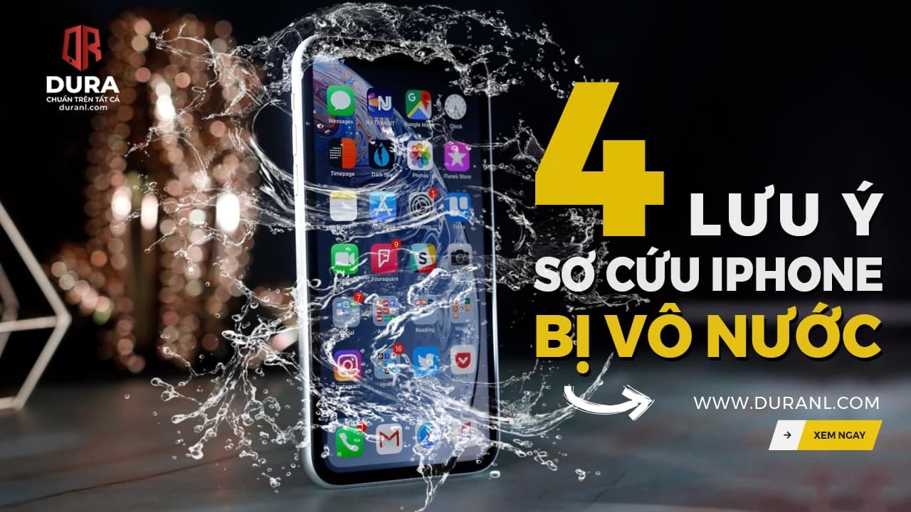 4 Lưu ý khi thực hiện sơ cứu iPhone vô nước lập tức hiệu quả