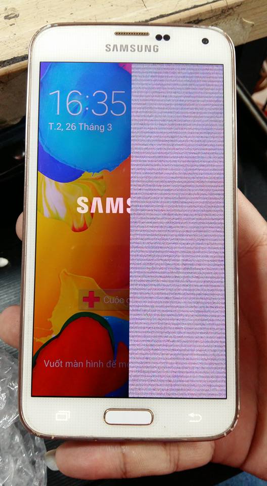 Sọc trên màn hình Samsung làm giảm trải nghiệm chơi game