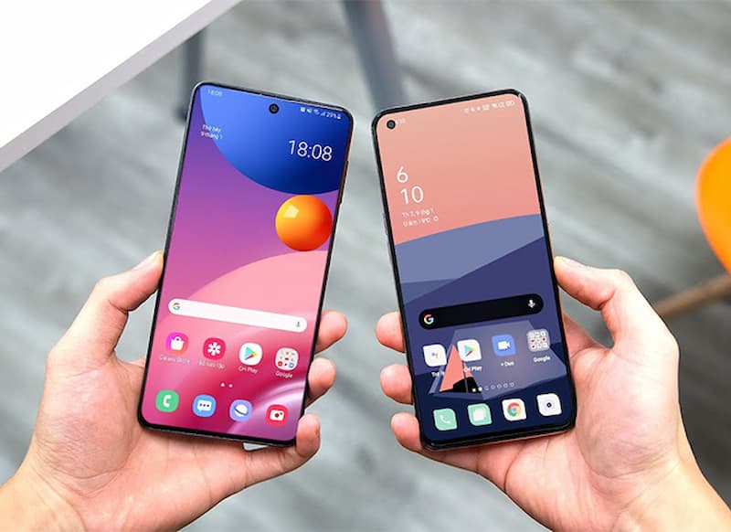 So Sánh Màn Hình AMOLED Và LCD Trên Các Dòng Điện Thoại OPPO