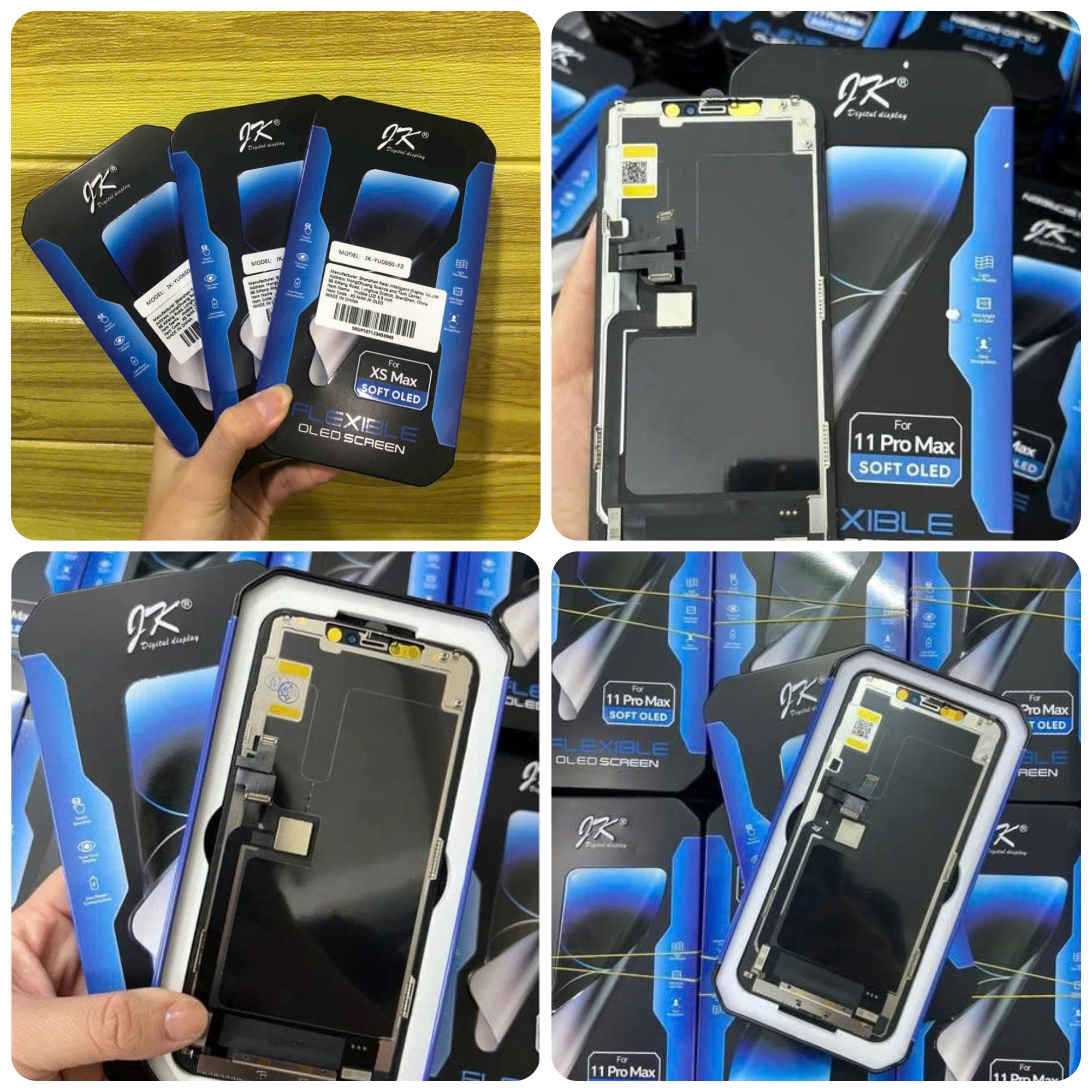 Cập nhật bảng giá thay màn hình linh kiện iphone JK giá rẻ tphcm mới nhất 2025