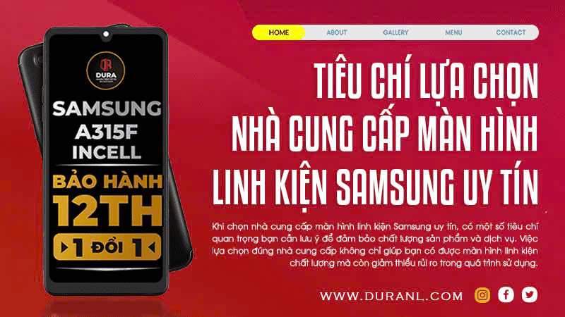 Tiêu chí lựa chọn nhà cung cấp màn hình linh kiện Samsung uy tín