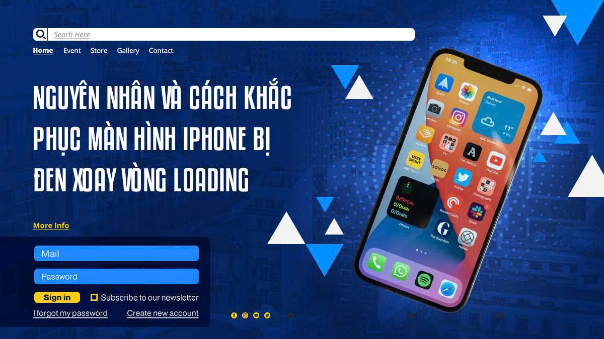 Nguyên Nhân Và Cách Khắc Phục Màn Hình iPhone Bị Đen Xoay Vòng Loading