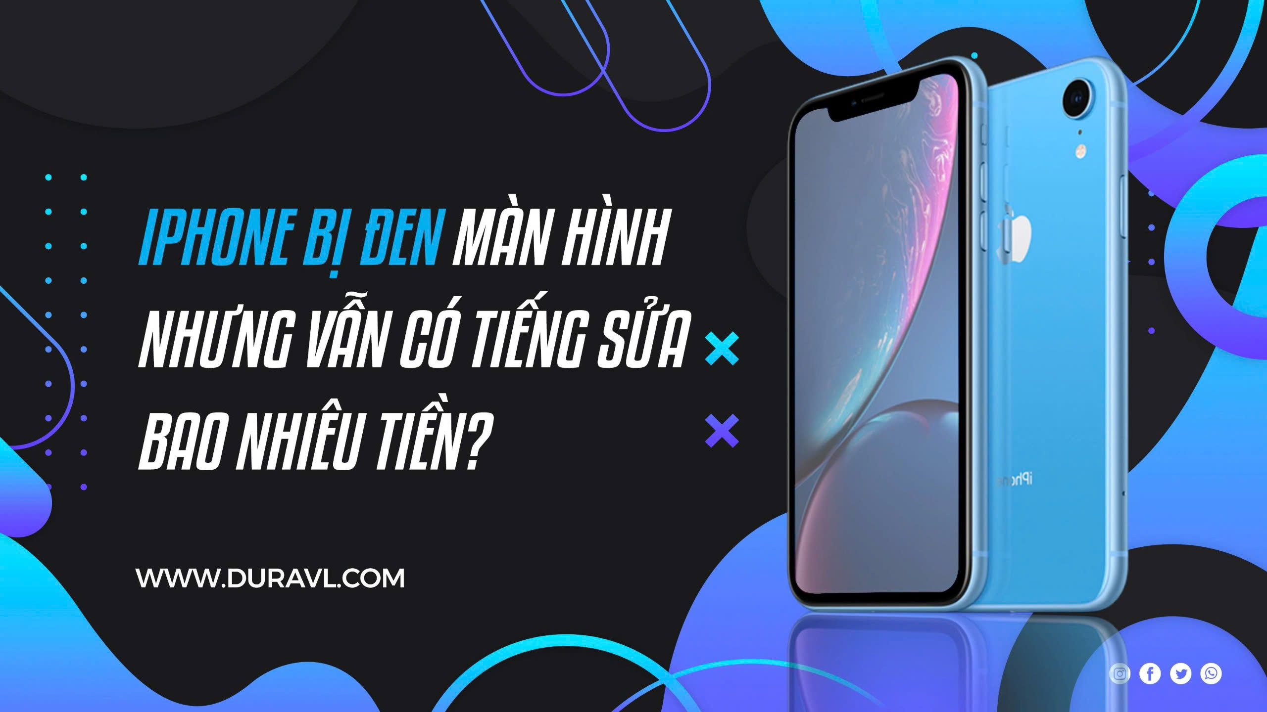 iPhone bị đen màn hình nhưng vẫn có tiếng sửa bao nhiêu tiền?