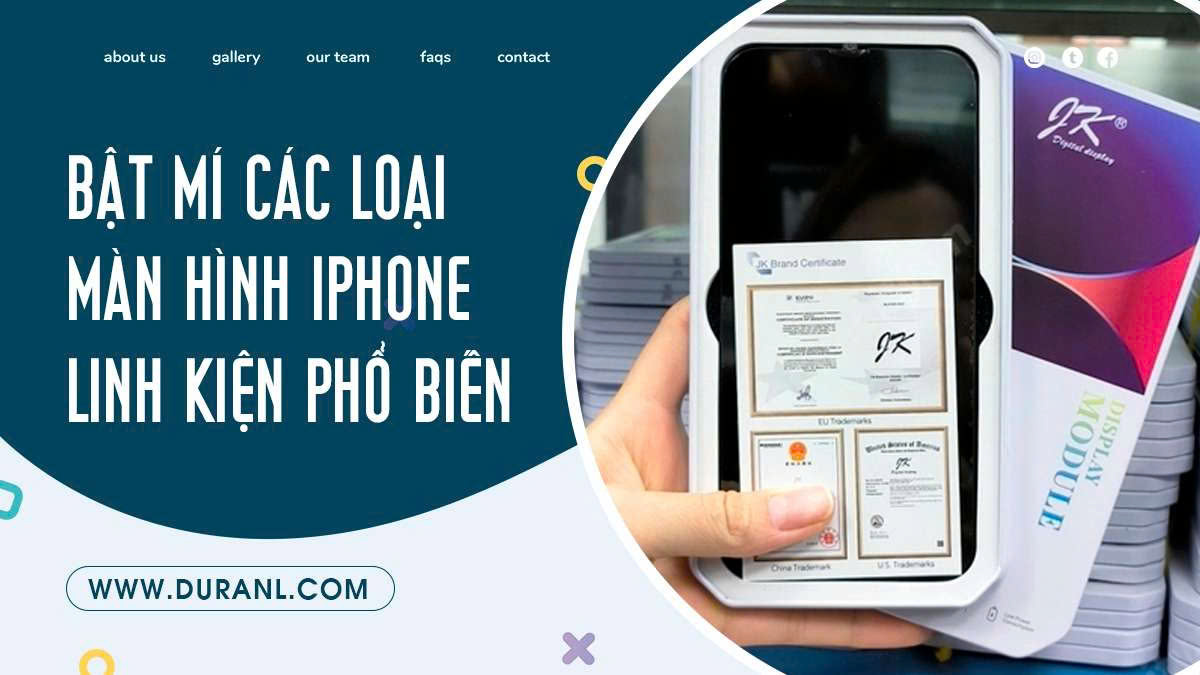Bật mí các loại màn hình iphone linh kiện phổ biến