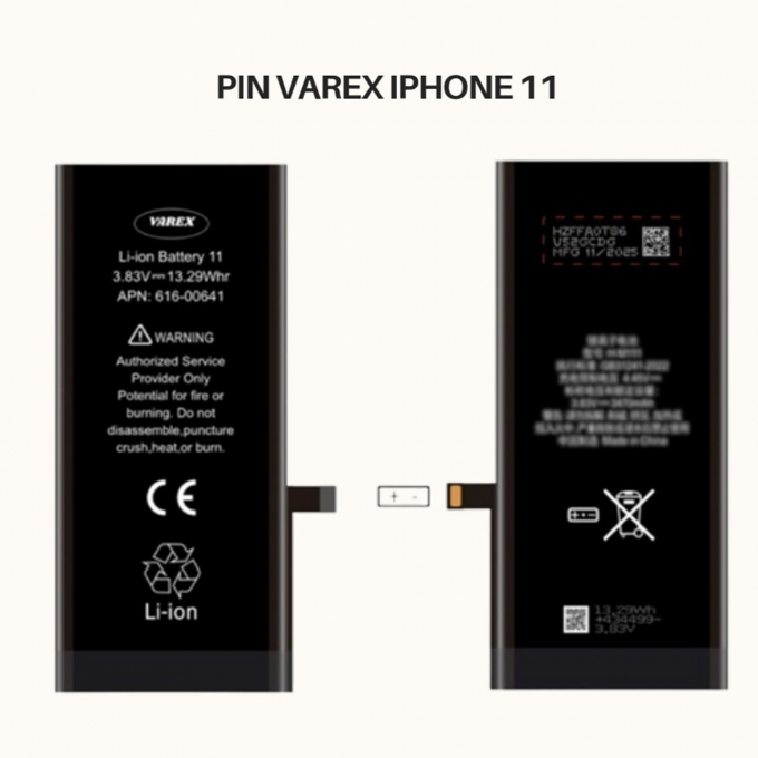 PIN VAREX Dung Lượng Cao IP 11
