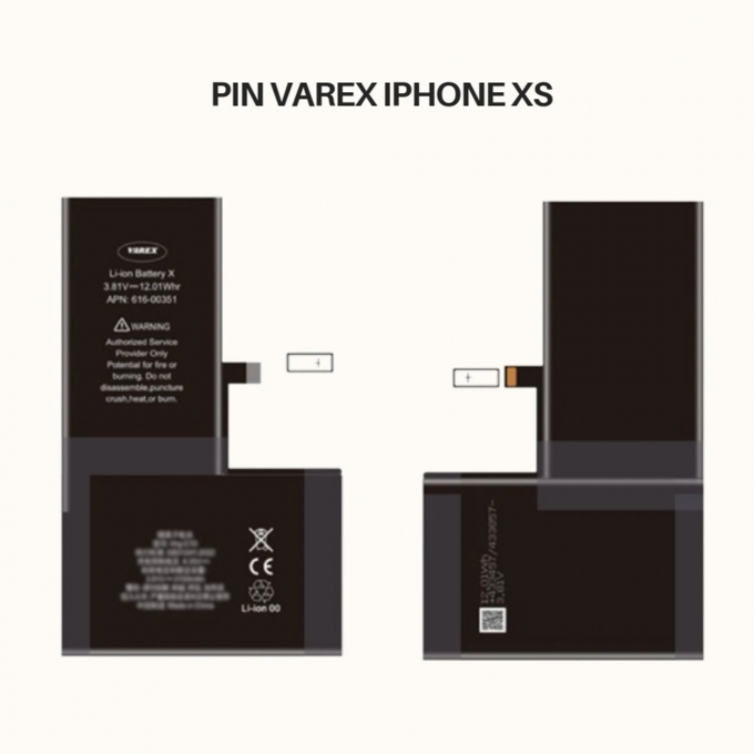 PIN VAREX Dung Lượng Cao IP XS