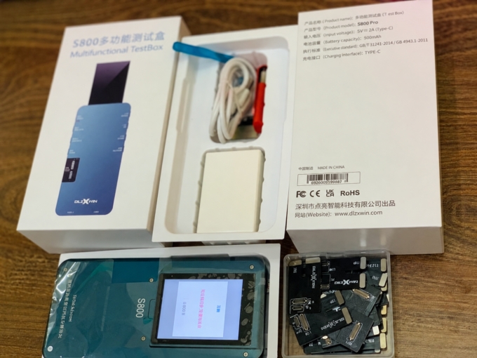 Thiết Bị Box Test Màn Hình S800 DLZXWIN 6IN1 Hiện Đại