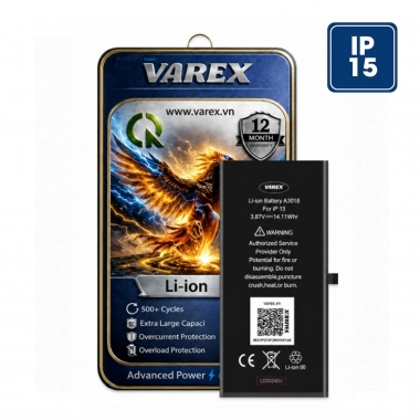 Cell VAREX Dung Lượng Cao IP 15