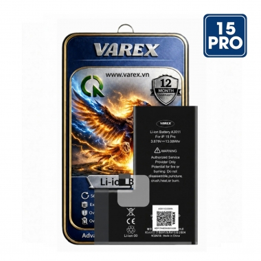 Cell VAREX Dung Lượng Cao IP 15 Pro
