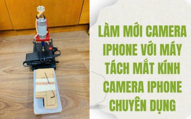 Làm Mới Camera iPhone Với Máy Tách Mắt Kính Camera Chuyên Dụng