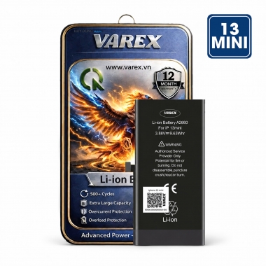PIN VAREX Dung Lượng Cao IP 13 Mini