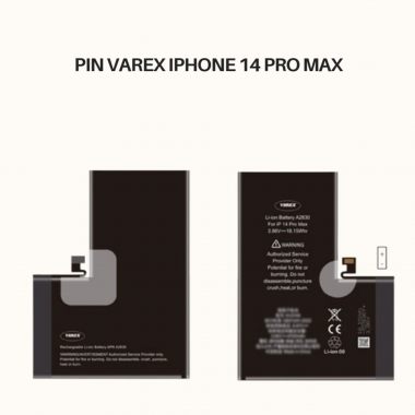 PIN VAREX Dung Lượng Cao IP 14 Pro Max